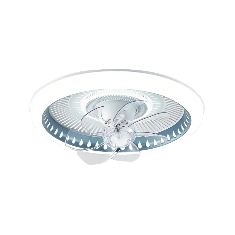 Oszillierender Deckenventilator für Schlafzimmer mit Licht