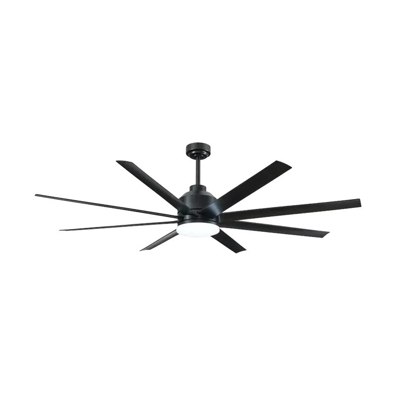 Traditioneller Deckenventilator mit schwarzer und dunkler Holzmaserung und Licht Traditioneller Deckenventilator mit schwarzer und dunkler Holzmaserung und Licht