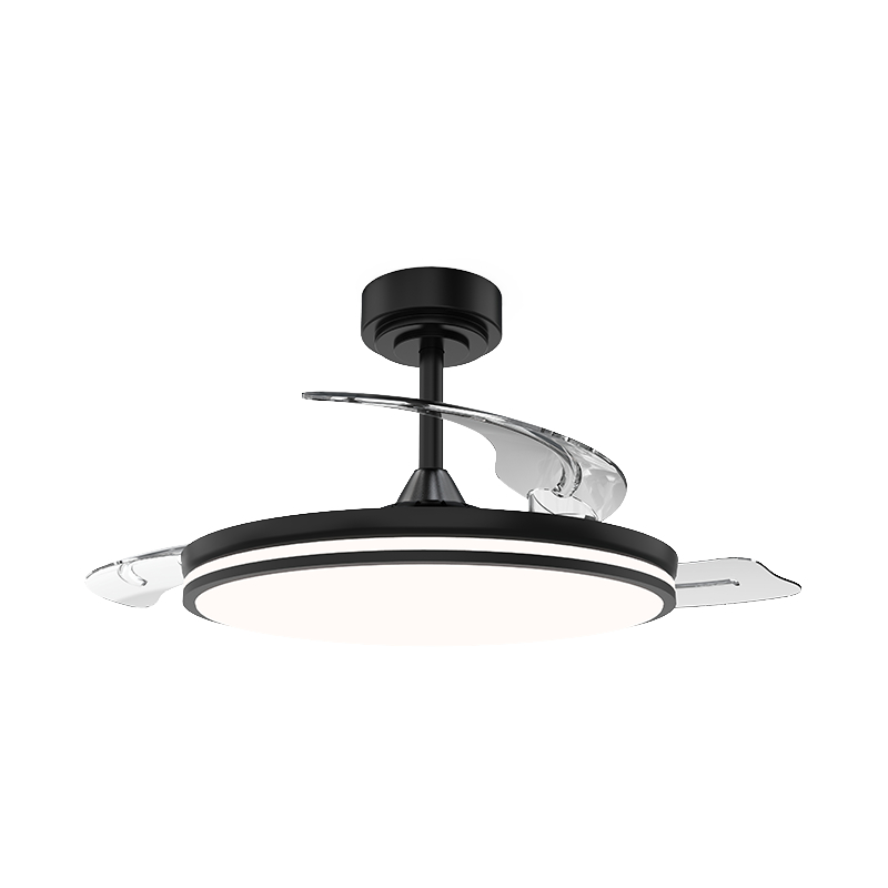 Leiser einziehbarer Deckenventilator mit unsichtbaren Flügeln Leiser einziehbarer Deckenventilator mit unsichtbaren Flügeln