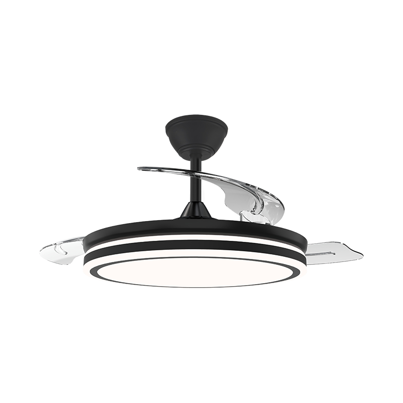 Leiser einziehbarer Deckenventilator mit unsichtbaren Flügeln Leiser einziehbarer Deckenventilator mit unsichtbaren Flügeln