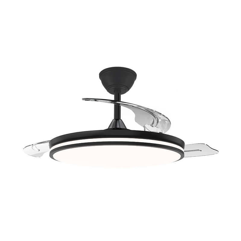 Leiser einziehbarer Deckenventilator mit unsichtbaren Flügeln Leiser einziehbarer Deckenventilator mit unsichtbaren Flügeln