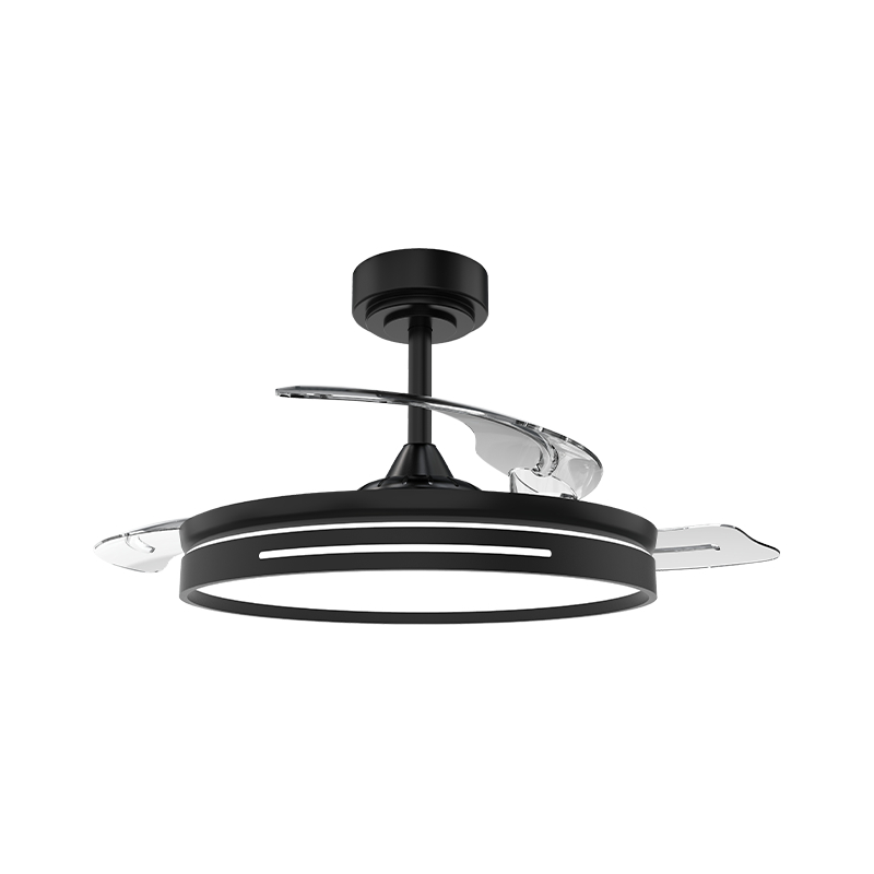 Leiser einziehbarer Deckenventilator mit unsichtbaren Flügeln Leiser einziehbarer Deckenventilator mit unsichtbaren Flügeln