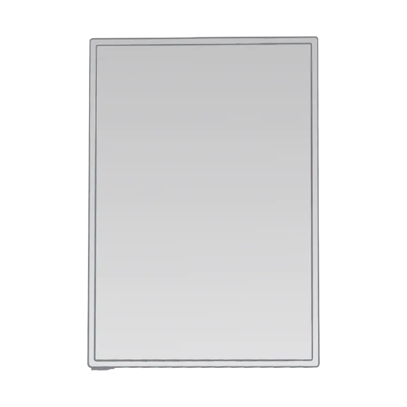 Wasserdichter eintüriger LED-Badezimmerspiegelschrank aus Aluminiumlegierung