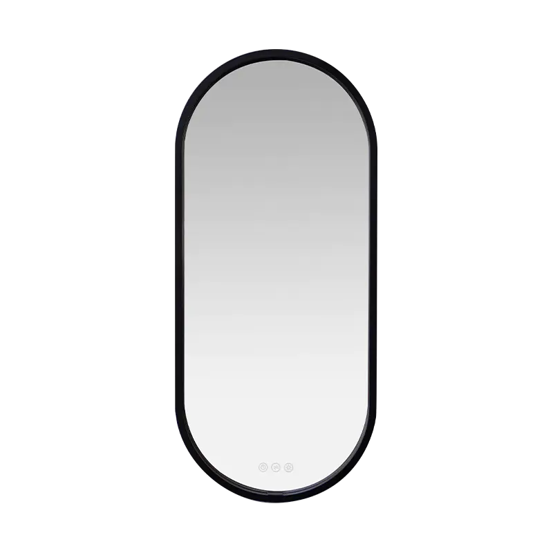 LED-Badezimmerspiegel mit intelligenter Dimmung, beschlagfrei, mattiert und beleuchtet